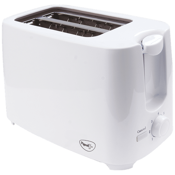 Buy Pigeon 750W 2 Slice Pop up Toaster with 7 Temperature Settings
